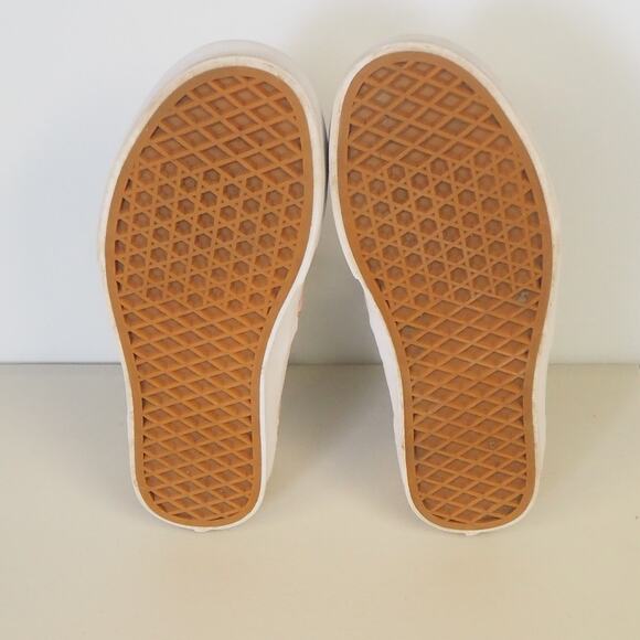 Vans Off the Wall Asher Suede Leather Perforated Slip‎ Ons Rose Pink Womens Sz 8 - Picture 8 of 10